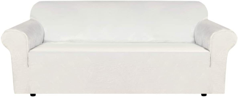 Amazon szuper puha bársonyos, egyszínű, egyrészes kanapéhuzat, all-inclusive rugalmas kanapépárna, otthoni szövet kanapéhuzat