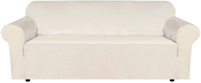 Amazon szuper puha bársonyos, egyszínű, egyrészes kanapéhuzat, all-inclusive rugalmas kanapépárna, otthoni szövet kanapéhuzat