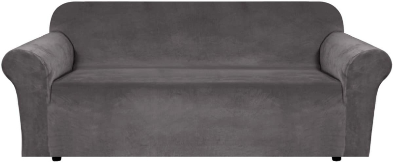 Amazon szuper puha bársonyos, egyszínű, egyrészes kanapéhuzat, all-inclusive rugalmas kanapépárna, otthoni szövet kanapéhuzat