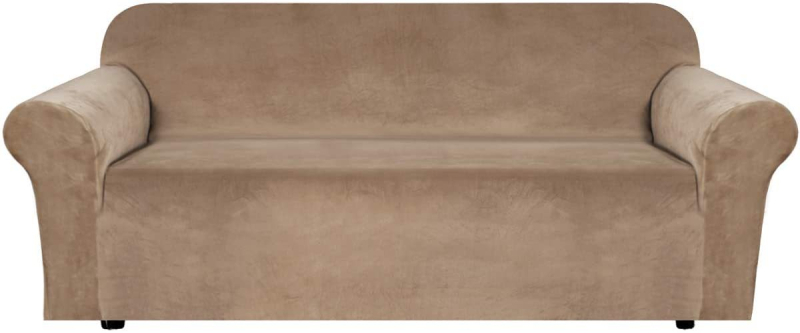 Amazon szuper puha bársonyos, egyszínű, egyrészes kanapéhuzat, all-inclusive rugalmas kanapépárna, otthoni szövet kanapéhuzat