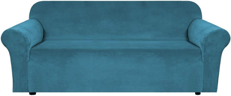 Amazon szuper puha bársonyos, egyszínű, egyrészes kanapéhuzat, all-inclusive rugalmas kanapépárna, otthoni szövet kanapéhuzat