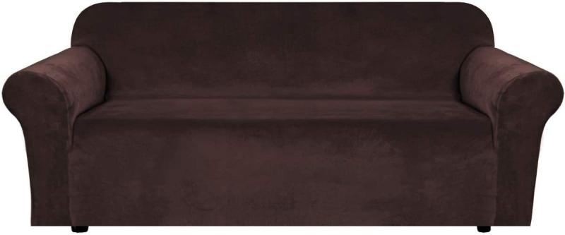 Amazon szuper puha bársonyos, egyszínű, egyrészes kanapéhuzat, all-inclusive rugalmas kanapépárna, otthoni szövet kanapéhuzat