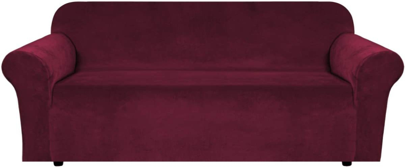 Amazon szuper puha bársonyos, egyszínű, egyrészes kanapéhuzat, all-inclusive rugalmas kanapépárna, otthoni szövet kanapéhuzat