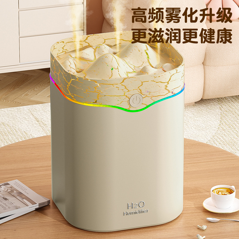 Umidificator de aer USB nou, pulverizator de ceață cu trei duze, umidificator de cameră cu aer condiționat pentru biroul de acasă