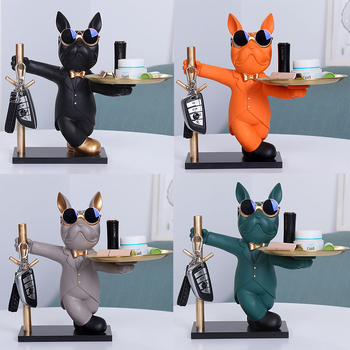 Nordic Light luksuslik buldogialus, telekapp, elutoa lauakaunistused, loomingulised kaunistused, veranda hoiustamise kingitused