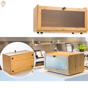 Laos Leivakast Köögileti Bambusest Leivakast Suure Mahtuvusega Leivaanum Aknaga Leivariiuliga