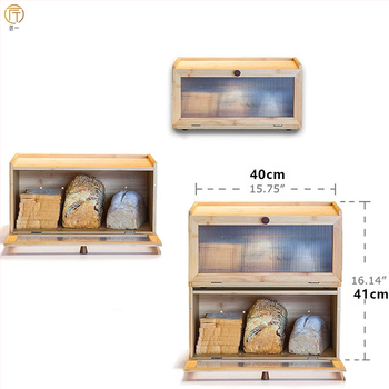 Laos Leivakast Köögileti Bambusest Leivakast Suure Mahtuvusega Leivaanum Aknaga Leivariiuliga