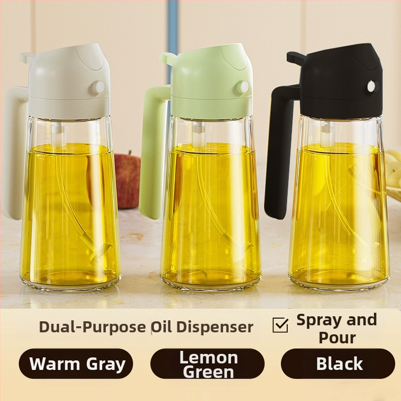 Õlipihustuspudel köögipottidele, söödava oliiviõli pihustuspudel, grillimiseks mõeldud väike klaasist õlivaba õlipott