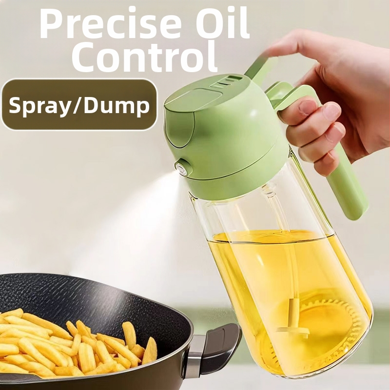Õlipihustuspudel köögipottidele, söödava oliiviõli pihustuspudel, grillimiseks mõeldud väike klaasist õlivaba õlipott