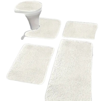 Πατάκι μπάνιου για το σπίτι, υπνοδωμάτιο, σαλόνι, κομοδίνο, νοικοκυριό, σετ πέντε τεμαχίων, χαλί μπάνιου από μετάξι και μάλλινο χαλί, ανθεκτικό στους λεκέδες, εύκολο στη φροντίδα, πατάκι