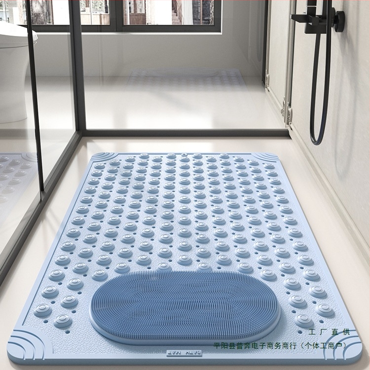 Fürdőszobai csúszásgátló szőnyeg, Zuhanyzó, Fürdőszobai fürdő vízálló lábtörlő, Szállodai WC-kád esésgátló padlószőnyeg