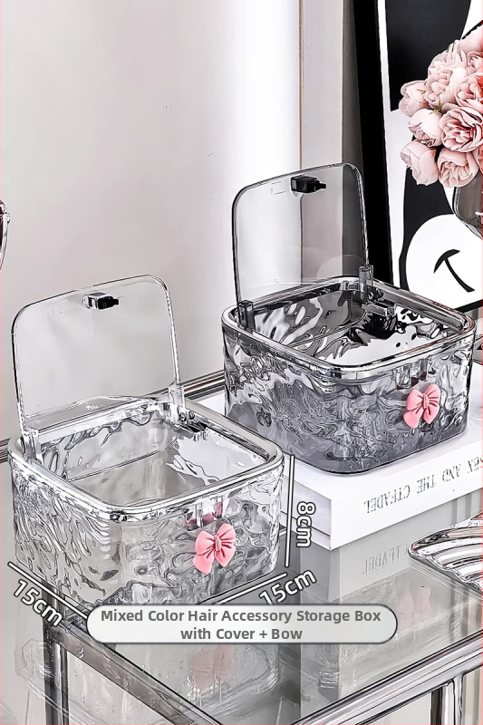 Gyerek hajdíszek tárolódoboz, hajtűk, hajpántok, hajpántok, lányoknak való ékszerdobozok, lányoknak való gumiszalagok, hajpántok, hajtűk, hajtűk