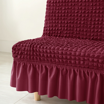 Трансгранична еластична пола с пълнител за диван, разтегателен калъф без подлакътници, калъф за диван, прахообразен калъф с мехурчета и мрежа