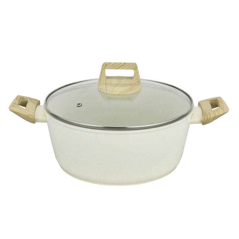 Tarpvalstybinis eksporto puodų rinkinys medicininiam akmeniui iš aliuminio lydinio, nelimpančios dangos puodų rinkinys puodas keptuvė sriubos puodas indukcinė viryklė