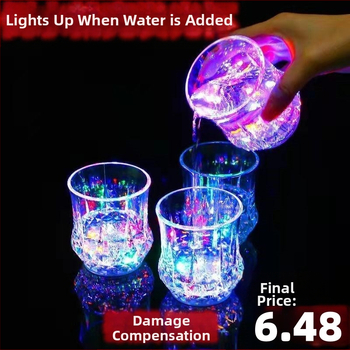 Πολύχρωμο Φωτεινό Κύπελλο Κινέζικο Κύπελλο Δώρων Γενεθλίων για την Ημέρα του Αγίου Βαλεντίνου Διαδίκτυο Διασημότητα Μπαρ Κύπελλο Νερού Αισθητήρας Φωτεινή Λάμπα Δημιουργικό Φωτεινό Μαγικό Κύπελλο