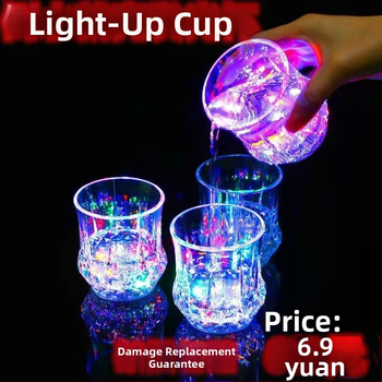 Πολύχρωμο Φωτεινό Κύπελλο Κινέζικο Κύπελλο Δώρων Γενεθλίων για την Ημέρα του Αγίου Βαλεντίνου Διαδίκτυο Διασημότητα Μπαρ Κύπελλο Νερού Αισθητήρας Φωτεινή Λάμπα Δημιουργικό Φωτεινό Μαγικό Κύπελλο