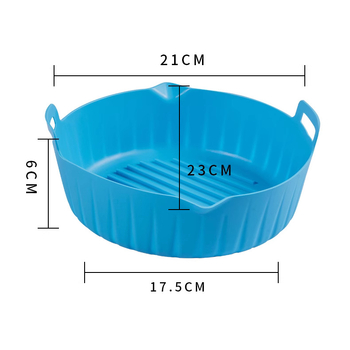 Εσωτερική επένδυση φριτέζας αέρα για διασυνοριακές εκρήξεις, ταψί ψησίματος, πολυλειτουργικός δίσκος σιλικόνης με θερμομόνωση, στρογγυλός ορθογώνιος δίσκος ανθεκτικός σε υψηλές θερμοκρασίες