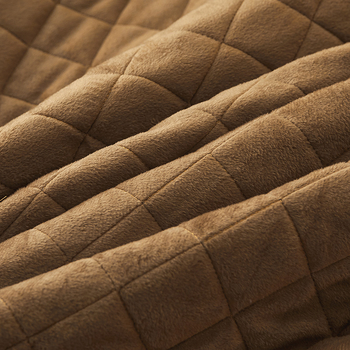 Нов европейски стил, лек луксозен, удебелен, ватиран кристален кадифен покрив за легло, комплект от три части, зимни чаршафи за единично легло