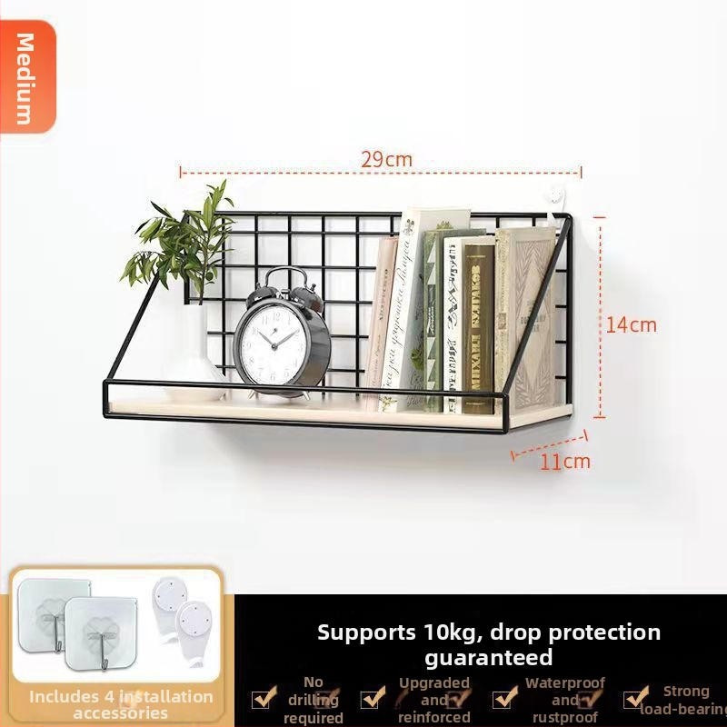 Be perforatoriaus lentyna, sieninė lovos lentyna, bendrabučio sieninė, prie sienos tvirtinama, prie sienos tvirtinama, pakabinama krepšelių laikymo lentyna, didmeninė prekyba