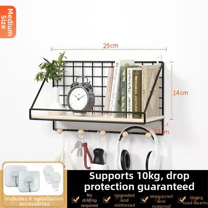 Be perforatoriaus lentyna, sieninė lovos lentyna, bendrabučio sieninė, prie sienos tvirtinama, prie sienos tvirtinama, pakabinama krepšelių laikymo lentyna, didmeninė prekyba