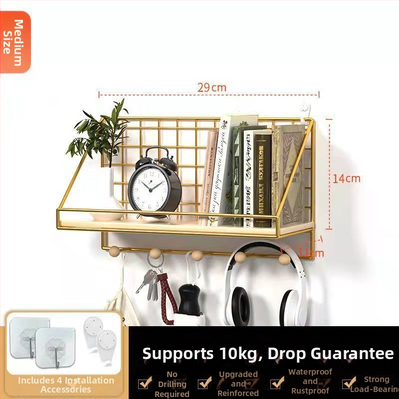 Be perforatoriaus lentyna, sieninė lovos lentyna, bendrabučio sieninė, prie sienos tvirtinama, prie sienos tvirtinama, pakabinama krepšelių laikymo lentyna, didmeninė prekyba