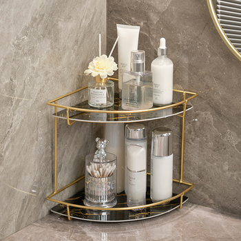 Αντισκωριακή βάση αποθήκευσης μπάνιου, κουτί αποθήκευσης καλλυντικών για πάγκο πλύσης, βάση αποθήκευσης προϊόντων περιποίησης δέρματος μπάνιου για γραφείο