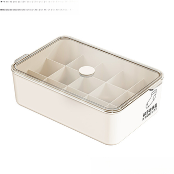 Κουτί αποθήκευσης εσωρούχων και καλσόν, τεχνητό αντικείμενο αποθήκευσης οικείων ενδυμάτων, πολυλειτουργική αποθήκευση τριών σε ένα σε κοιτώνα με προστασία από τη σκόνη