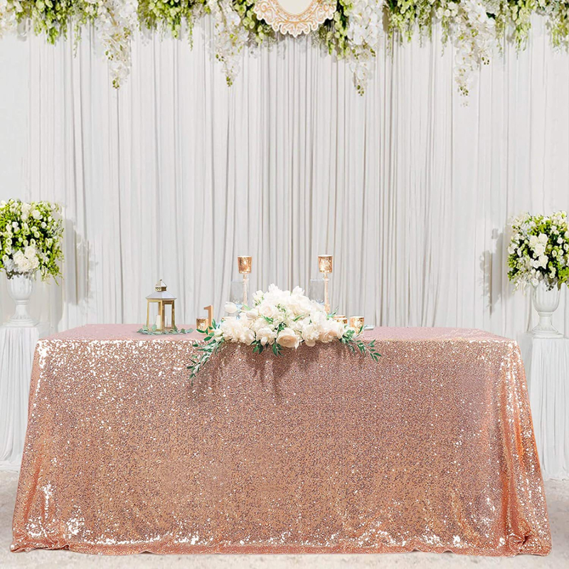 3 mm blizgučių šifravimo blizgučių staltiesė stačiakampė Helovino Padėkos dienos vestuvių vakarėlio kalėdinio renginio dekoracija