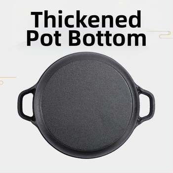 Malmist pann, majapidamises kasutatav pannkoogipann, toores praekott, pann, multifunktsionaalne praepann, toores malmist hautisepann, katmata mittenakkuva pann