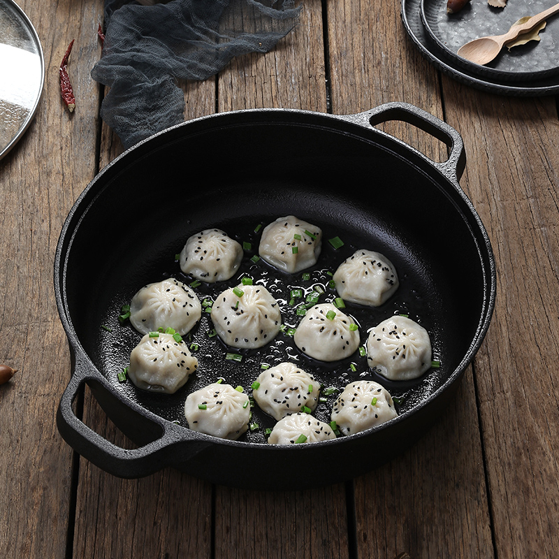 Malmist pann, majapidamises kasutatav pannkoogipann, toores praekott, pann, multifunktsionaalne praepann, toores malmist hautisepann, katmata mittenakkuva pann