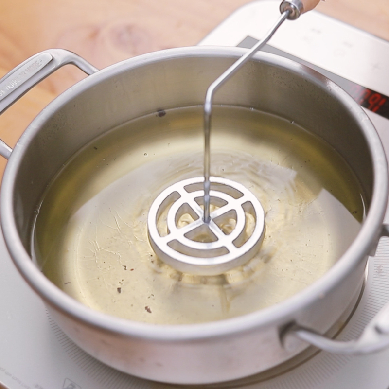 Διασυνοριακό κράμα αλουμινίου τηγανητό καλούπι λάδι ανάχωμα κέικ γαρίδας ραπανάκι τεμαχισμένο κουτάλι σνακ τηγανητά καλούπι εργαλεία ψησίματος κουζίνας