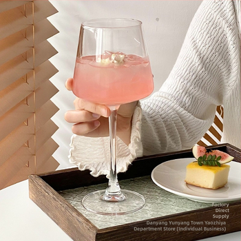 Ins Style Ρετρό Γυάλινο Ποτήρι Κοκτέιλ Ποτήρι Μαρτίνι Ποτήρι Κρασιού Φρούτων Ειδικό Γυαλί Ποτήρι Κρασιού