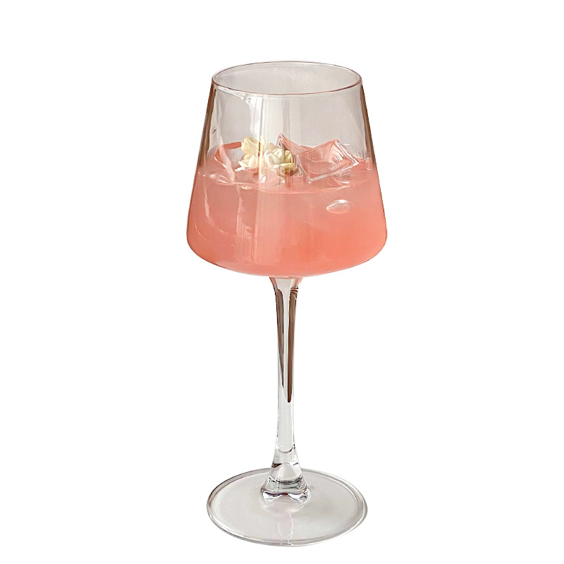 Ins Style Retro üvegpohár Bár koktélpohár Martini pohár Gyümölcsboros pohár Különleges pohár Borospohár