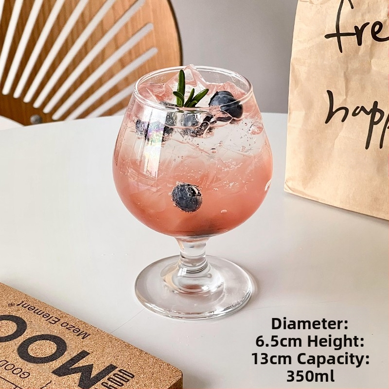 Ins Style Retro üvegpohár Bár koktélpohár Martini pohár Gyümölcsboros pohár Különleges pohár Borospohár