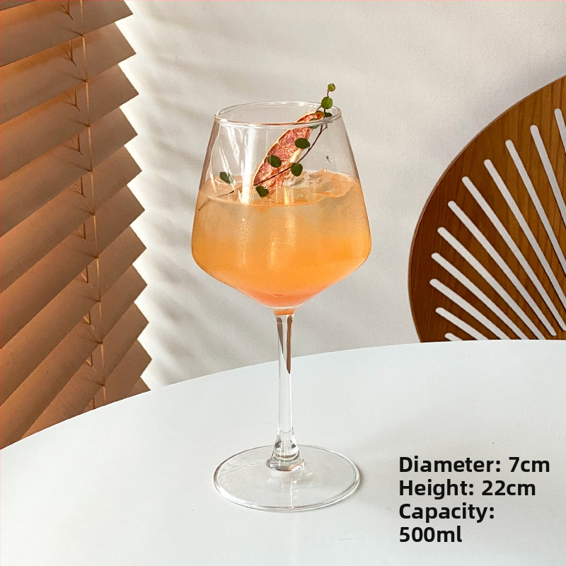 Ins Style Retro üvegpohár Bár koktélpohár Martini pohár Gyümölcsboros pohár Különleges pohár Borospohár