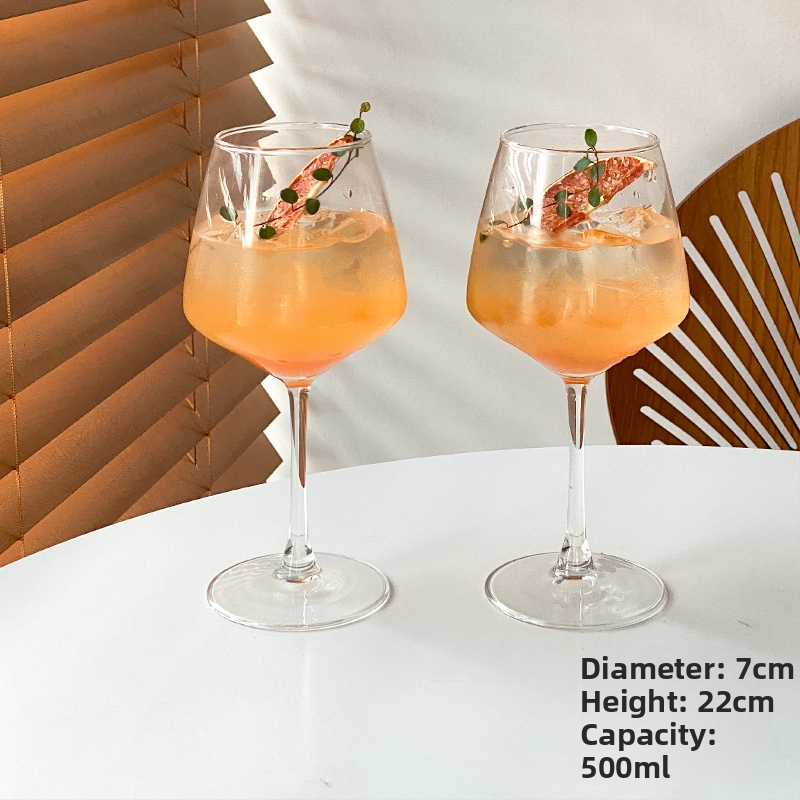 Ins Style Retro üvegpohár Bár koktélpohár Martini pohár Gyümölcsboros pohár Különleges pohár Borospohár