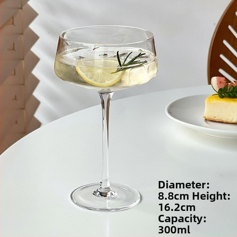 Ins Style Retro üvegpohár Bár koktélpohár Martini pohár Gyümölcsboros pohár Különleges pohár Borospohár