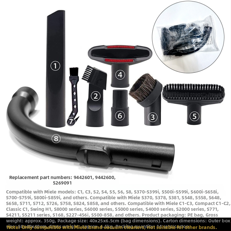 Miele porszívó tartozékokhoz Padlókefe szívófej S1/S2/S4/S5/S6/S8 szőnyegkefe fej