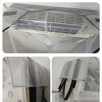 Κάλυμμα καθαρισμού κλιματιστικού για επιτοίχιες μονάδες, Επαγγελματική σακούλα συλλογής νερού καθαρισμού κλιματιστικού, Σετ εργαλείων καθαρισμού εσωτερικής μονάδας για 1 έως 3 ίππους, Χωνί συλλογής νερού