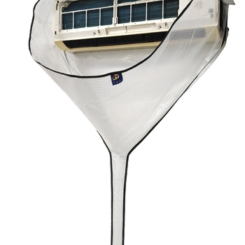 Κάλυμμα καθαρισμού κλιματιστικού για επιτοίχιες μονάδες, Επαγγελματική σακούλα συλλογής νερού καθαρισμού κλιματιστικού, Σετ εργαλείων καθαρισμού εσωτερικής μονάδας για 1 έως 3 ίππους, Χωνί συλλογής νερού