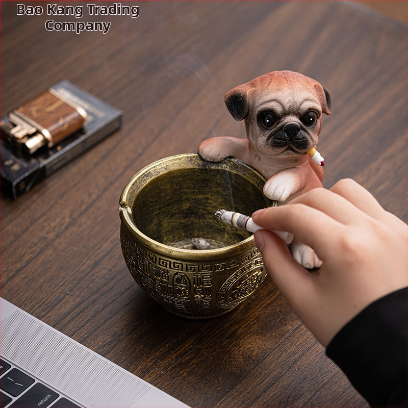 Интернет празнува пепелник Wangcai, експлозивен, висок клас, домашен хол, сладък офис, анти-мухи, личност, модни орнаменти