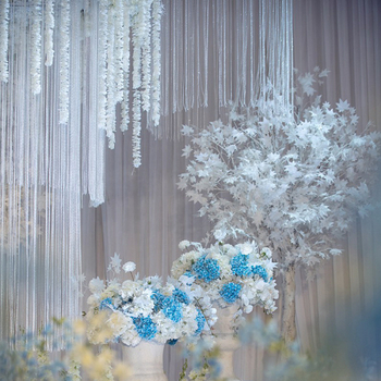 Sidabrinių siūlų užuolaidų durų užuolaidų namų kambario lipni pertvara vestuvių dekoracija pusės užuolaidos pakabinamos užuolaidų siūlų pakabukas