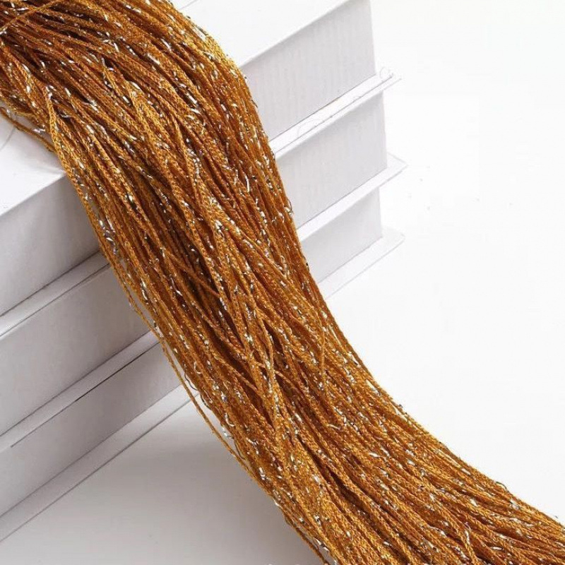 Sidabrinių siūlų užuolaidų durų užuolaidų namų kambario lipni pertvara vestuvių dekoracija pusės užuolaidos pakabinamos užuolaidų siūlų pakabukas