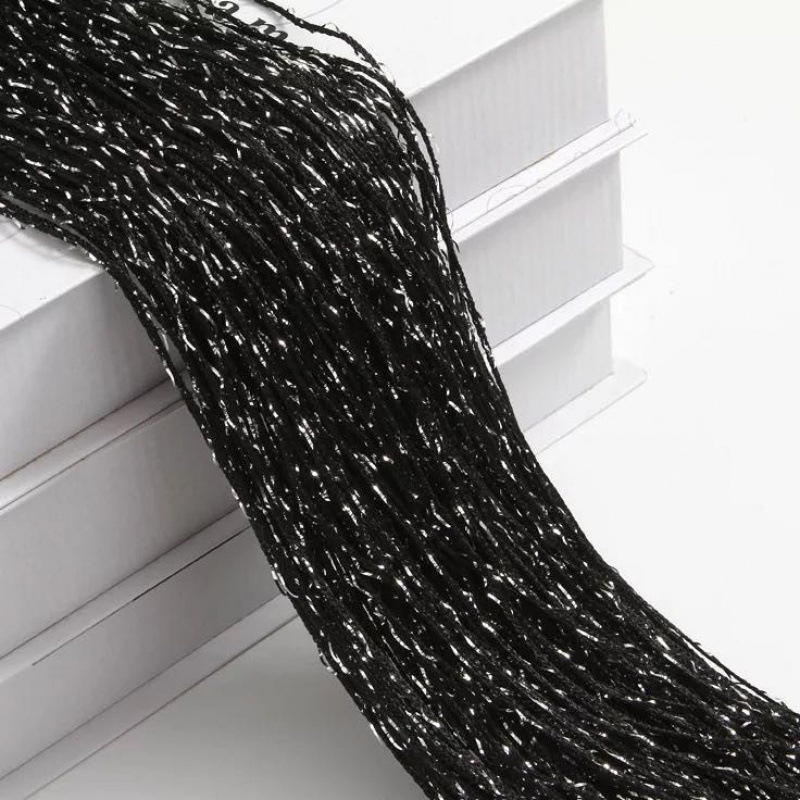 Sidabrinių siūlų užuolaidų durų užuolaidų namų kambario lipni pertvara vestuvių dekoracija pusės užuolaidos pakabinamos užuolaidų siūlų pakabukas