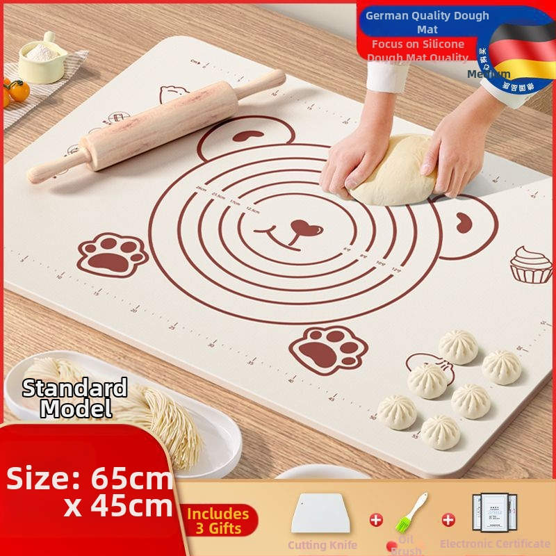 Maistinio silikono kilimėlio plokštė, sutirštintas minkymo kilimėlis, didelis tešlos kilimėlis, pjaustymo lenta, didmeninė prekyba, neslystantis kepimo kilimėlis