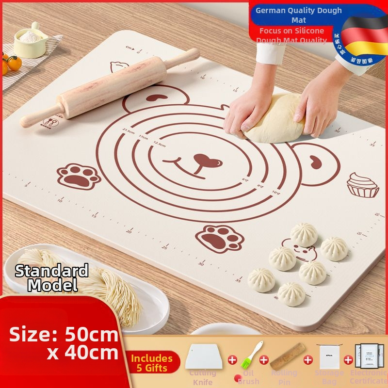 Maistinio silikono kilimėlio plokštė, sutirštintas minkymo kilimėlis, didelis tešlos kilimėlis, pjaustymo lenta, didmeninė prekyba, neslystantis kepimo kilimėlis