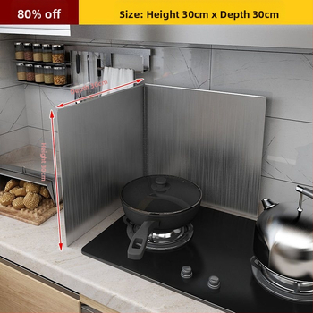 Διάφραγμα λαδιού κουζίνας από ανοξείδωτο χάλυβα, εστία αερίου, λάδι μαγειρέματος, αδιάβροχο θερμομονωτικό διάφραγμα, απορροφητήρας κουζίνας, παχύρρευστο διάφραγμα ανθεκτικό σε υψηλές θερμοκρασίες