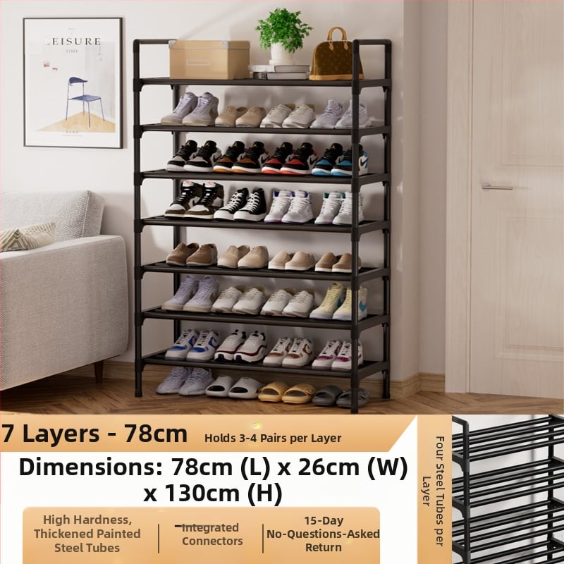 Roostevabast terasest kingariiul Lihtne ukseava Kodumajapidamises Siseruumides Säästlik Ühiselamu Kingakapp Nägus hoiuriiul Mitmekihiline Kingariiul