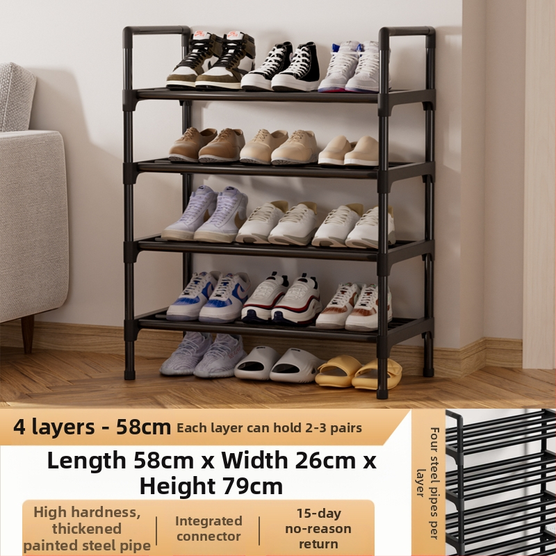 Roostevabast terasest kingariiul Lihtne ukseava Kodumajapidamises Siseruumides Säästlik Ühiselamu Kingakapp Nägus hoiuriiul Mitmekihiline Kingariiul