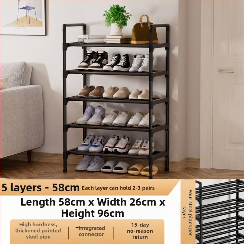 Roostevabast terasest kingariiul Lihtne ukseava Kodumajapidamises Siseruumides Säästlik Ühiselamu Kingakapp Nägus hoiuriiul Mitmekihiline Kingariiul